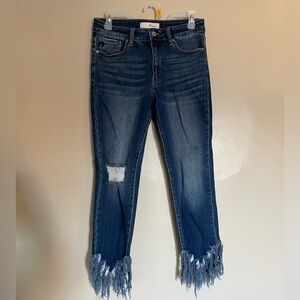 Kancan frayed jeans size 9